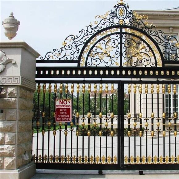 CVNDKN Halloween Decoration Halloween Signs Retro Fashion Chic Funny Metal Tin - Picture 5 of 7